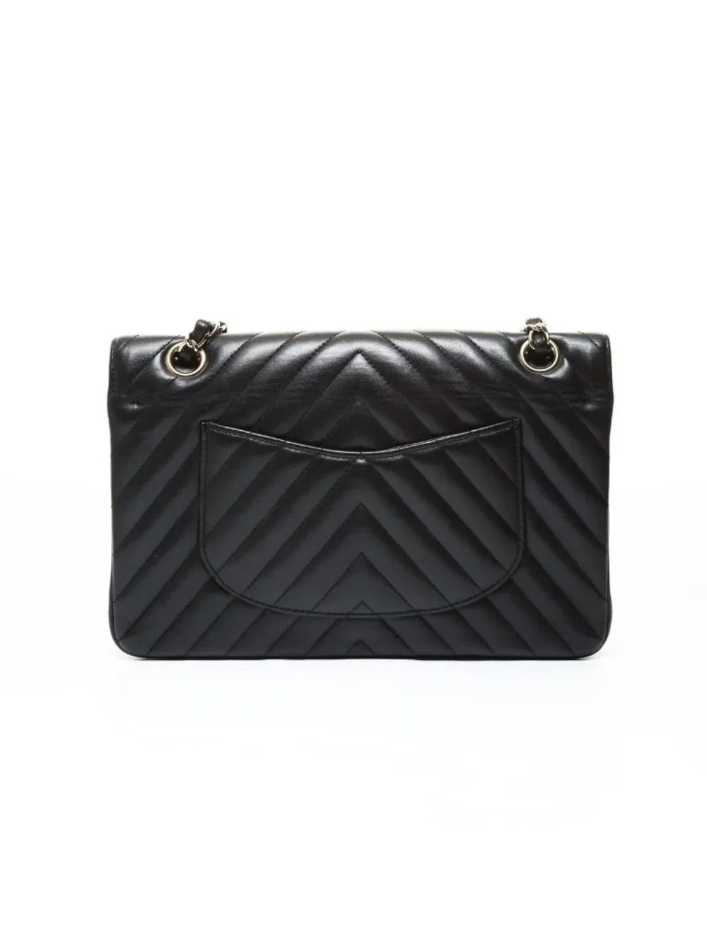 Chanel Shoulder Bag Chez Blanc CC Logo Double Flap